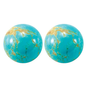 Natural Round Cabochon Loose Kingman Turquoise