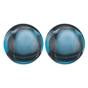 Natural Round Cabochon Loose London Blue Topaz