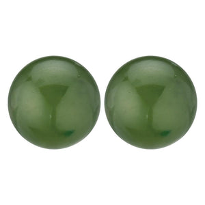 Natural Loose Round Cabochon Nephrite Jade