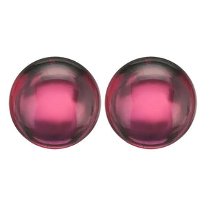 Rhodolite Garnet Round Cabochon Cut