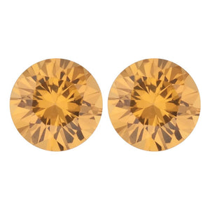 Natural Round Diamond Cut Loose Yellow Sapphire