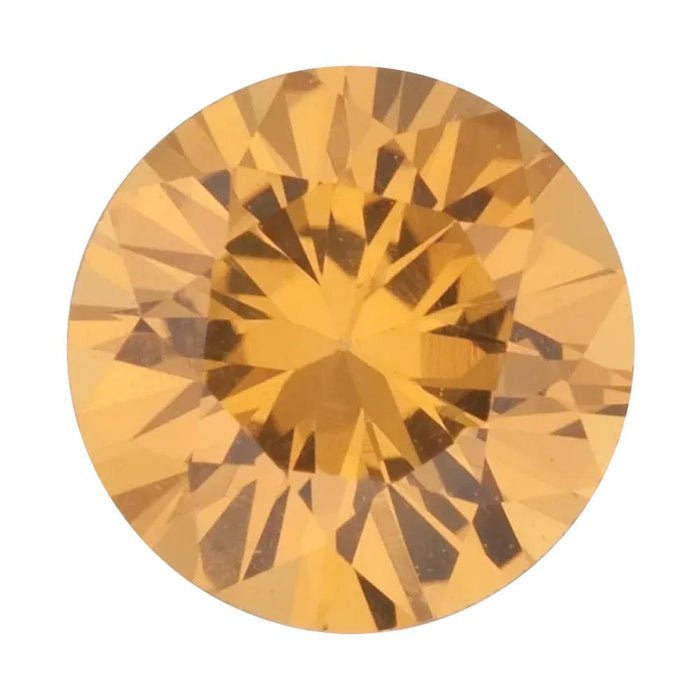 Natural Round Diamond Cut Loose Yellow Sapphire