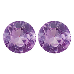 Natural Round Diamond Cut Loose Purple Sapphire