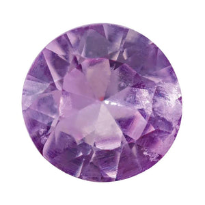 Natural Round Diamond Cut Loose Purple Sapphire