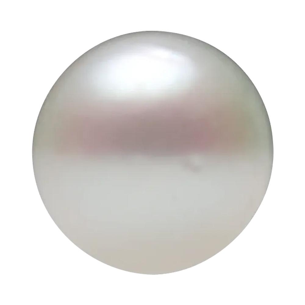 Round Fully Drilled White Cultured Seed Pearl