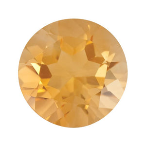 Natural Yellow Citrine Round Cut