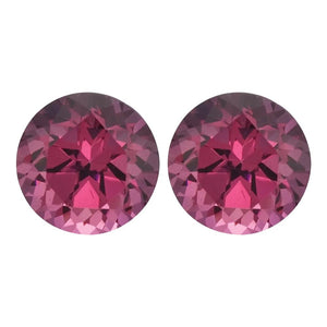 Rhodolite Garnet Round Machine Cut