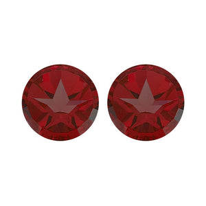 Mozambique Garnet Round Texas Star Cut