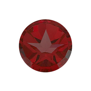 Mozambique Garnet Round Texas Star Cut