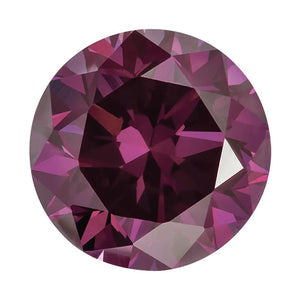 Treated Round SI Quality Loose Purple Diamond 