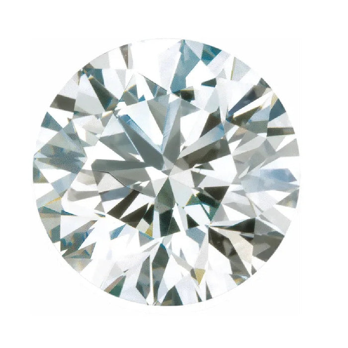 Lab Grown Round Cut I-J Color SI1-SI2 Clarity White Diamond from 0.33CT-2CT