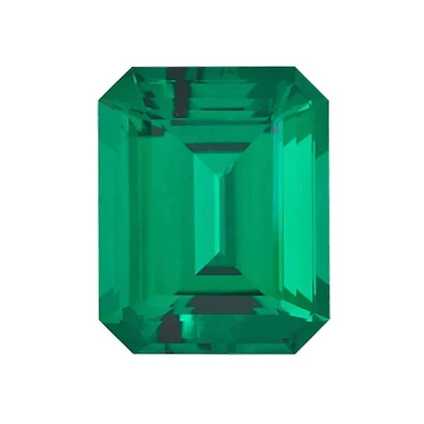 Lab Created Emerald AAA Quality Emerald Shape Sabrina Created Gemstone ...