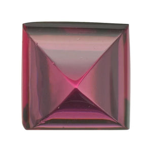 Rhodolite Garnet Square Cabochon Cut