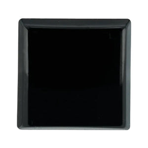 Natural Loose Square Cabochon Cut Black Onyx