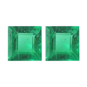 Natural Square Cut Loose Emerald