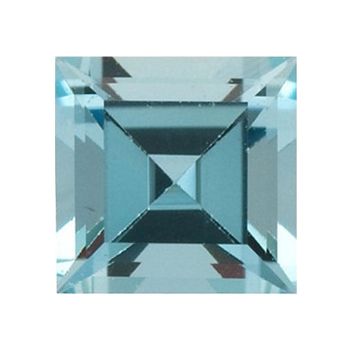 Natural Aquamarine Square-Step Cut