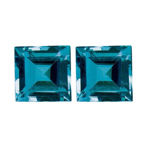 London Blue Topaz Square Step Cut