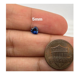 5MM (Weight range -0.57-0.69 cts each stone)