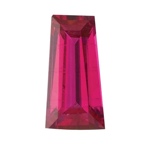 Tapered Baguette Best Synthetic Ruby