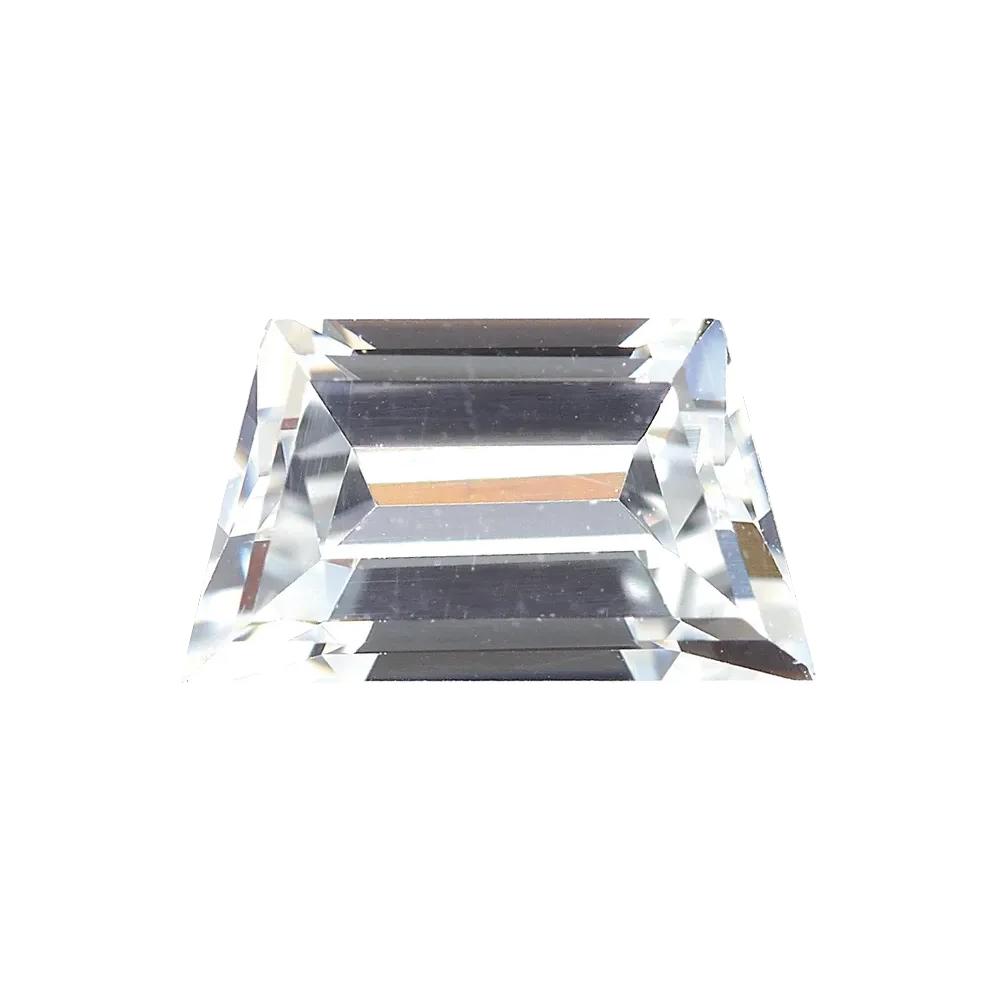 Lab Created Trapezoid Step Cut White Cubic Zirconia