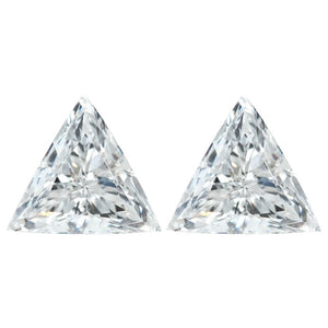 Natural Triangle Cut GHI Color Loose White Diamond