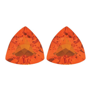 Mexican Fire Opal Trillion Cut