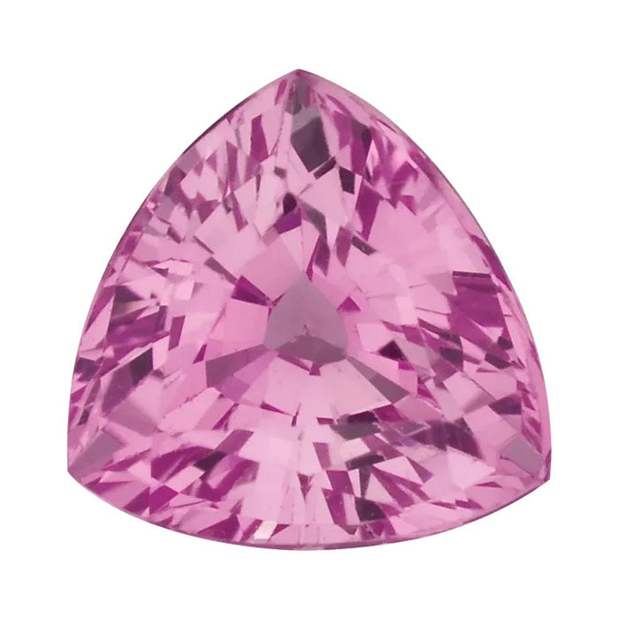 Natural Trillion Loose Pink Sapphire