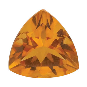 Natural Yellow Citrine Trillion Cut