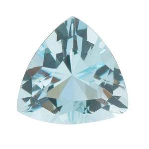 Trillion Calibrated Faceted Good Aquamarine