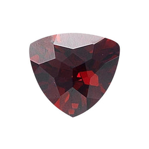 Mozambique Garnet Trillion Checkered Cut