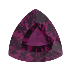 Rhodolite Garnet Trillion Cut