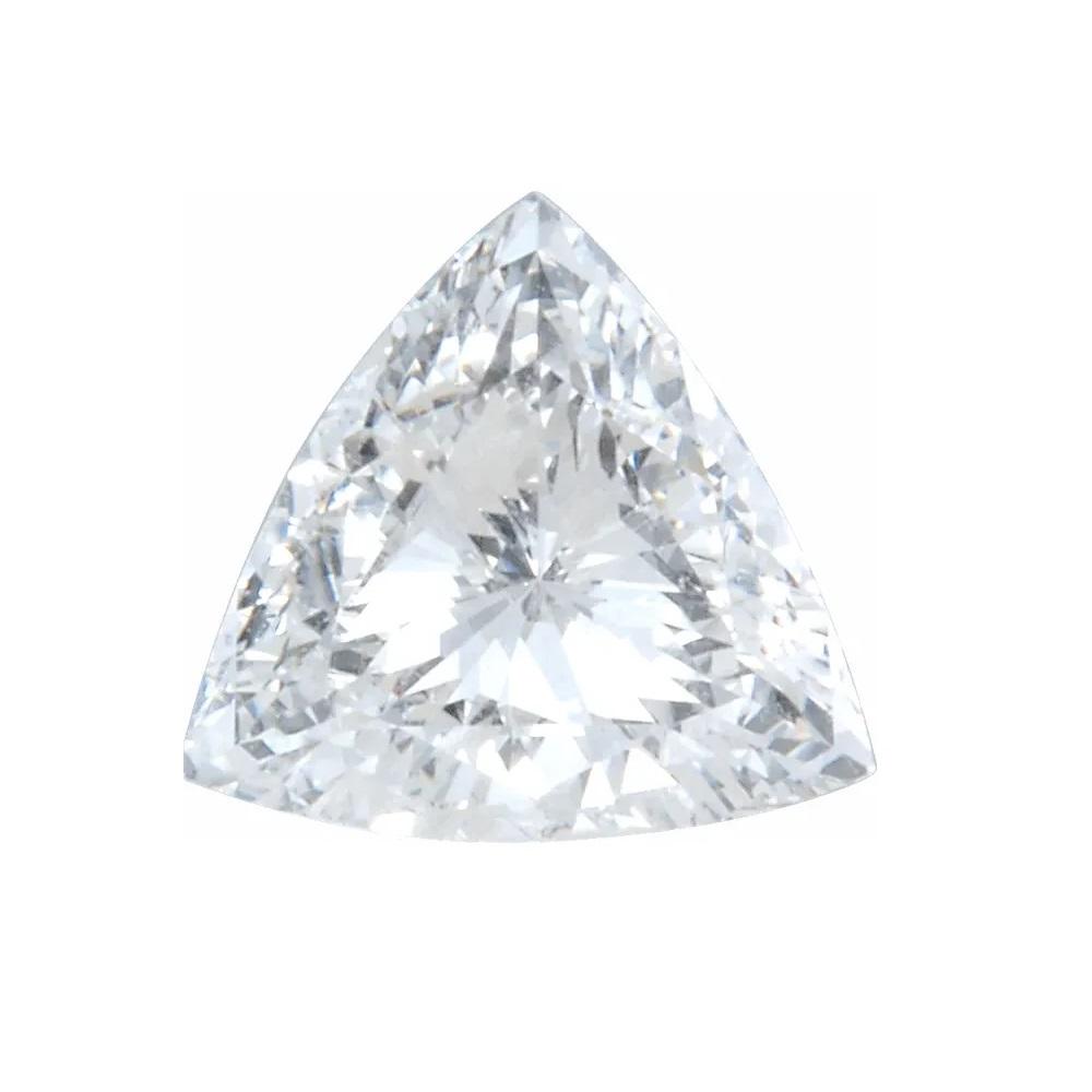 Natural Trillion Cut GHI Color Loose White Diamond