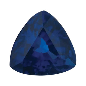 Natural Trillion Loose Blue Sapphire